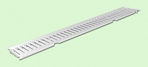 Решетка водоприемная Basic DN100 нержавеющая сталь (штампованная)