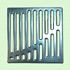 Решетка стальная штампованная Basic (оцинкованная) к дождеприемнику 300x300