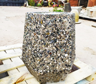 Урна У-28 бетонная отмыв натуральный камень