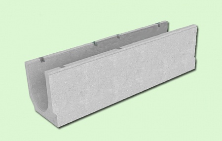 BetoMax Basic Лоток водоотводный бетонный DN200 без усиливающих насадок и решеток