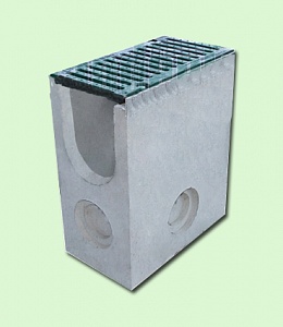 BetoMax Пескоуловитель бетонный DN200 с чугунной решеткой (комплект)