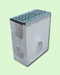 BetoMax Пескоуловитель бетонный DN160 с чугунной решеткой (комплект)