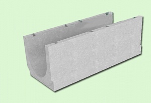 BetoMax Basic Лоток водоотводный бетонный DN300 без усиливающих насадок и решеток