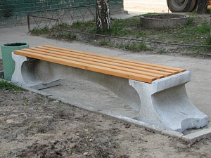 Скамейка бетонная парковая СБТ-300