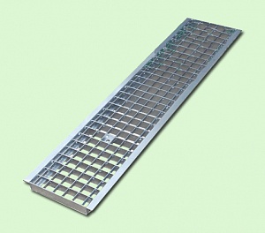 Решетка водоприемная Basic DN200 стальная ячеистая (оцинкованная)