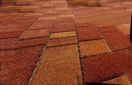 Тротуарная плитка Старый Город H=80 Color mix, Nature, Stone Base